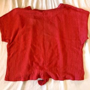 I am selling an orange crop top